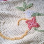 Vintage candlewick bedspread
