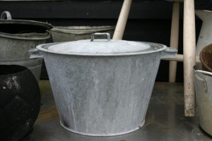 Vintage galvanised bucket