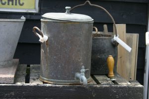 Galvanised containers