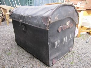 vintage travel trunk