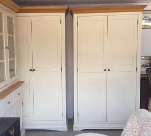 Two double wardrobes